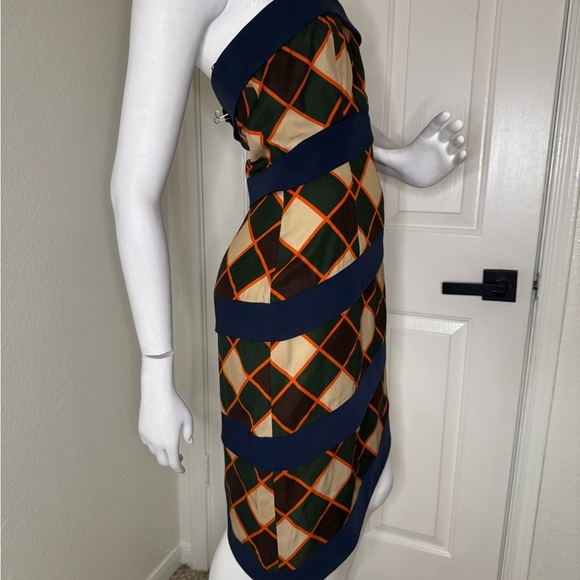 Ahluwalia Stylish Multicolor Geometric Dress.  #72 - Picture 6 of 12